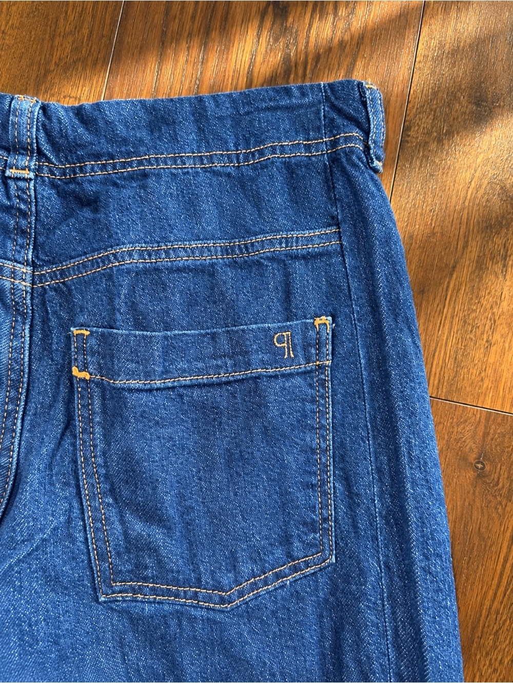 Pilcro Blue High Rise Wide-Leg Patchwork Denim Jeans Sz 30 NWOT - Picture 3 of 3